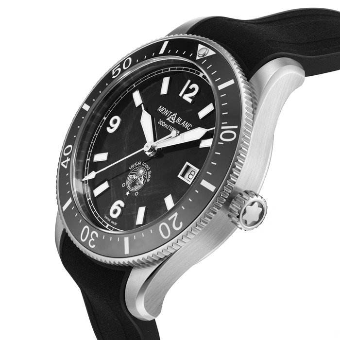 Montblanc 1858 Iced Black Sea 41mm Montre Homme 129372 – Image 5