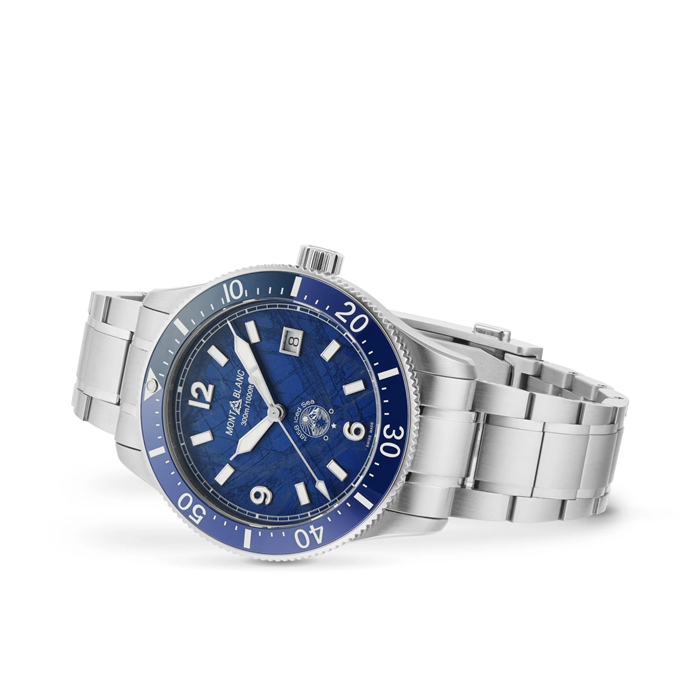 Montblanc 1858 Iced Blue Sea 41mm Montre Homme 129369 – Image 2