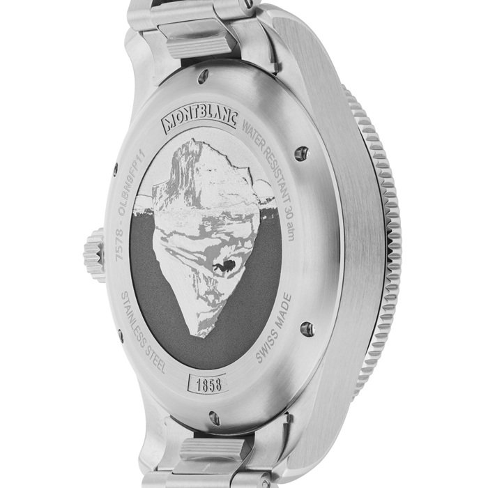 Montblanc 1858 Iced Blue Sea 41mm Montre Homme 129369 – Image 4