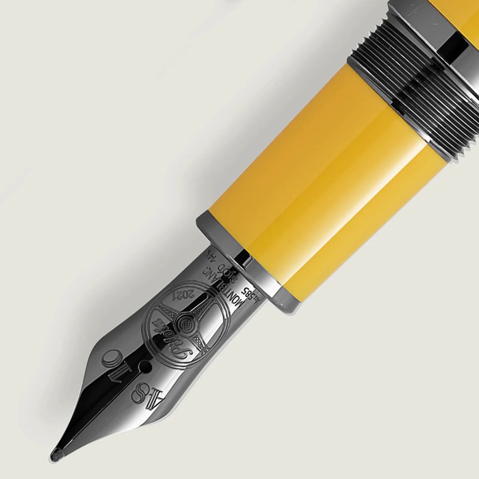 Montblanc Grands Personnages Enzo Ferrari Edition Spéciale Giallo Modena Stylo Plume 130661 – Image 2