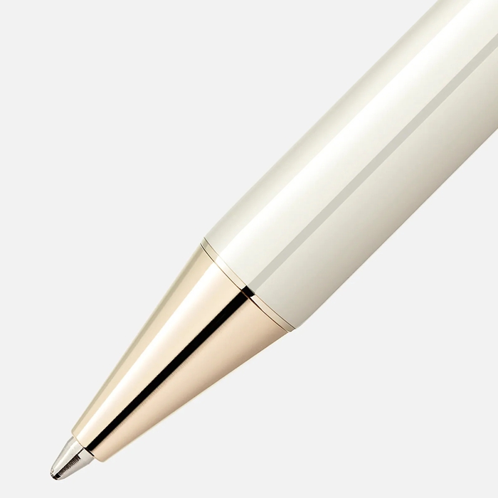 Montblanc Heritage Rouge et Noir Baby Edition Spéciale Ivoire Stylo Bille 128123 – Image 2