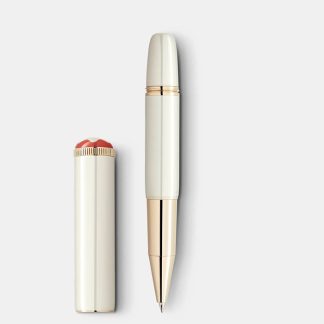 Montblanc Heritage Rouge et Noir Baby Special Edition Rollerball couleur ivoire 128122
