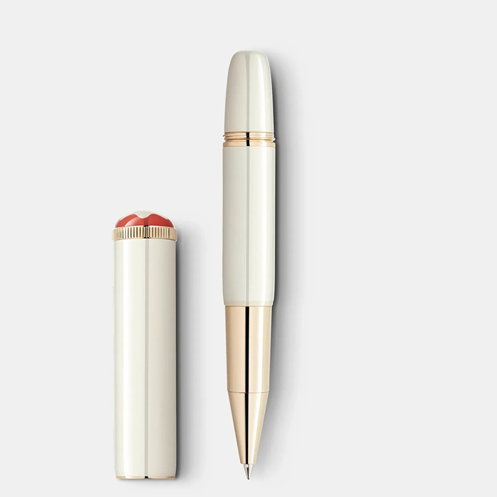 Montblanc Heritage Rouge et Noir Baby Special Edition Rollerball couleur ivoire 128122