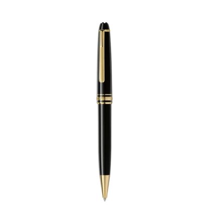 Montblanc Meisterstuck Classique Stylo Bille Plaqué Or 132453 – Image 2