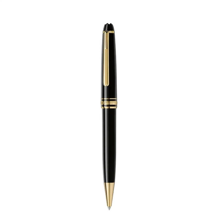 Montblanc Meisterstuck Classique Stylo Bille Plaqué Or 132453 – Image 2