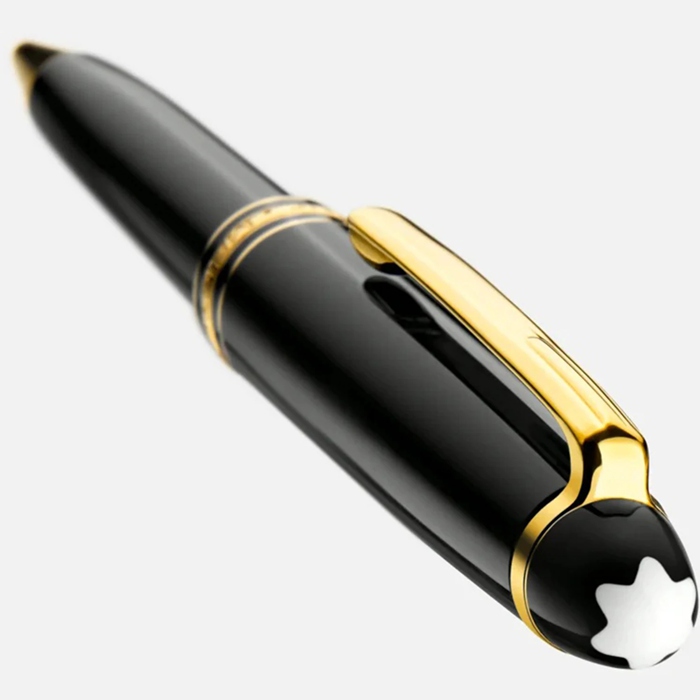 Montblanc Meisterstuck Classique Stylo Bille Plaqué Or 132453 – Image 4
