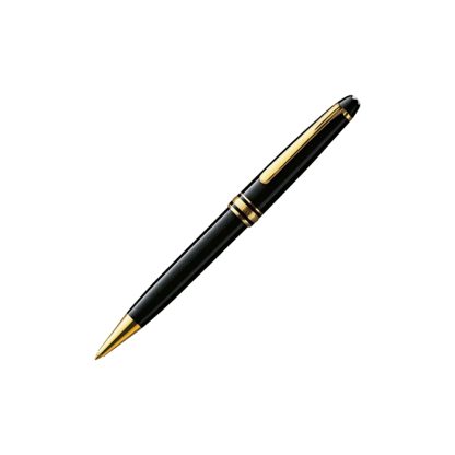 Montblanc Meisterstuck Classique Stylo Bille Plaqué Or 132453