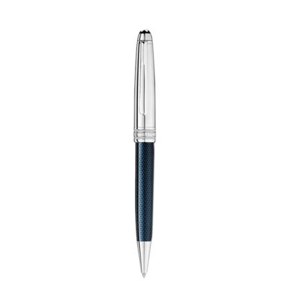 Montblanc Meisterstuck Solitaire Doue Blue Hour Classique Stylo Bille 132102 – Image 2