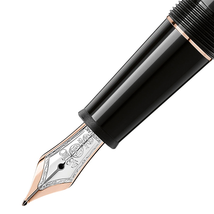 Montblanc Meisterstuck Stylo Plume Or Rose 132485 – Image 2