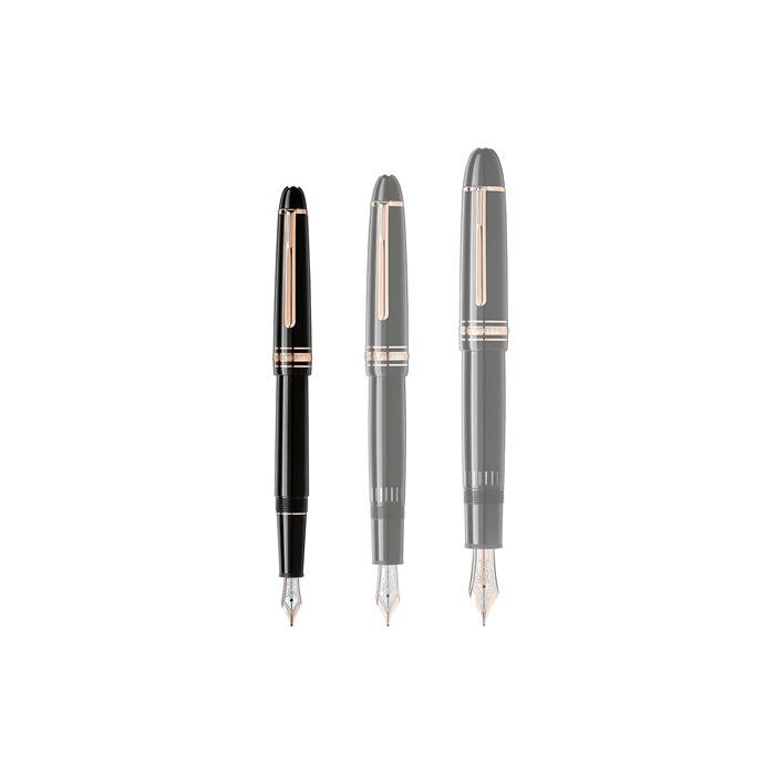 Montblanc Meisterstuck Stylo Plume Or Rose 132485 – Image 4