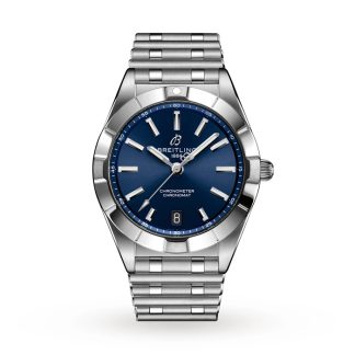 Montre Breitling Chronomat 32 en acier inoxydable bleu A77310101C1A1