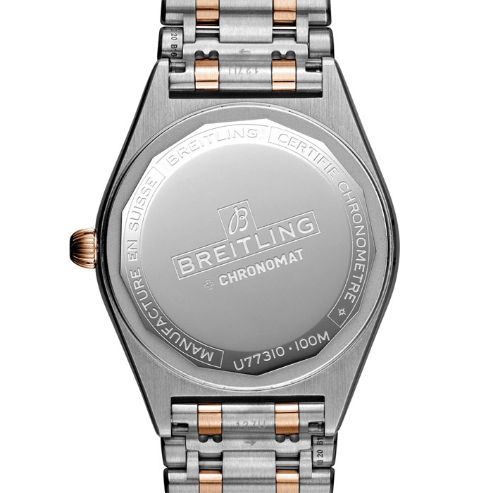 Montre Breitling Chronomat 32 en acier inoxydable et or rouge 18k U77310101A2U1 – Image 4