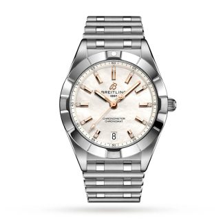 Montre Breitling Chronomat 32 en acier inoxydable nacre A77310101A4A1