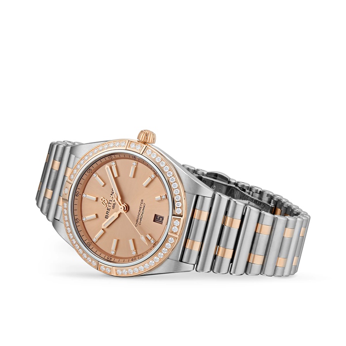 Montre Breitling Chronomat Automatic 36 Acier inoxydable et or rouge 18k U10380591K1U1 – Image 3