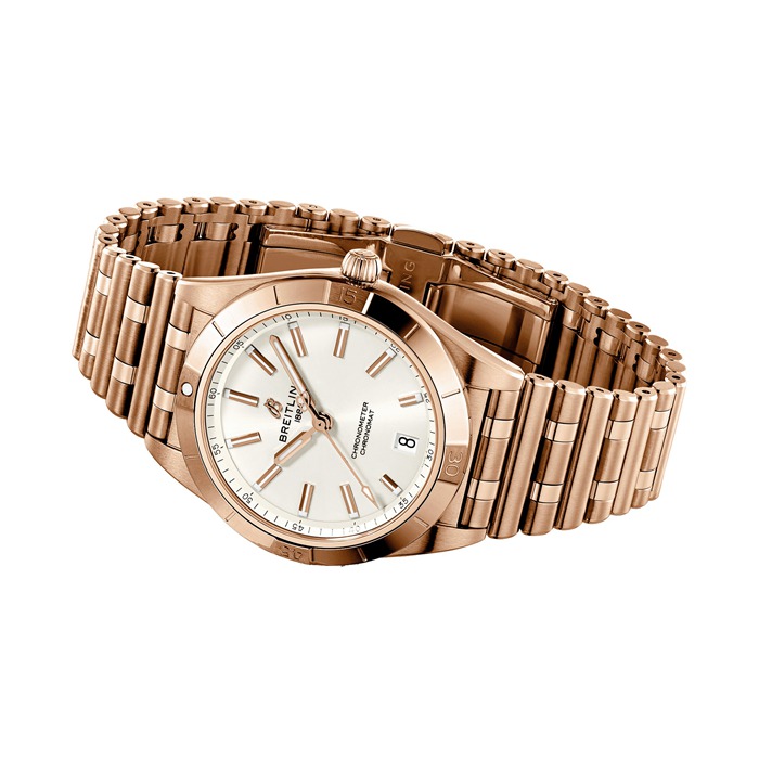 Montre Breitling Chronomat Automatic 36 en or rouge 18 carats R10380101A1R1 – Image 4