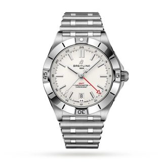 Montre Breitling Chronomat Automatic GMT 40 White Dial A32398101A1A1
