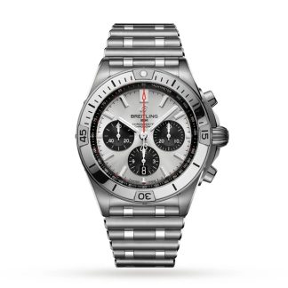 Montre Breitling Chronomat B01 42 Acier inoxydable Argent AB0134101G1A1