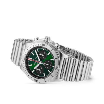 Montre Breitling Chronomat B01 42 Acier inoxydable Vert AB0134101L1A1 – Image 2
