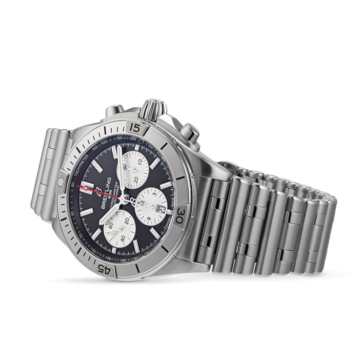 Montre Breitling Chronomat B01 42 en acier inoxydable AB0134101B1A1 – Image 2