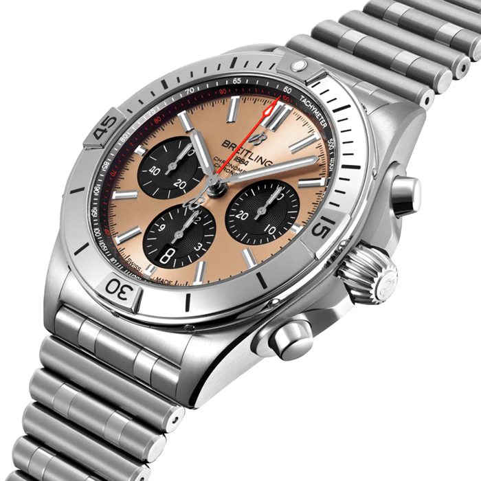 Montre Breitling Chronomat B01 42 en acier inoxydable AB0134101K1A1 – Image 2