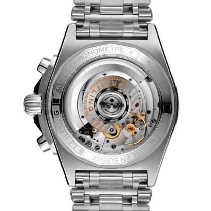 Montre Breitling Chronomat B01 42 en acier inoxydable bleu AB0134101C1A1 – Image 4