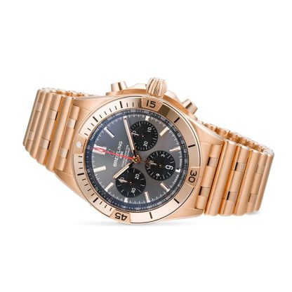 Montre Breitling Chronomat B01 42 en or rouge 18 carats RB0134101B1R1 – Image 5