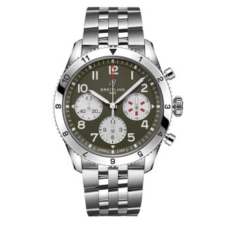 Montre Breitling Classic AVI Chronograph 42 Curtiss P-40 Warhawk en acier inoxydable A233802A1L1A1
