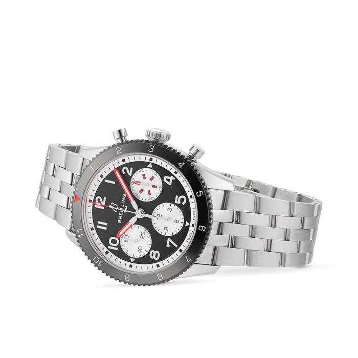 Montre Breitling Classic AVI Chronograph 42 Mosquito en acier inoxydable Y233801A1B1A1 – Image 4