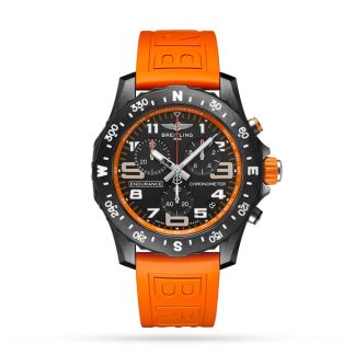 Montre Breitling Endurance Pro 44mm Orange Rubber Strap X82310A51B1S1