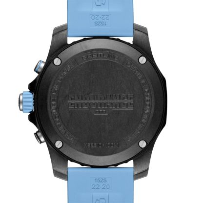 Montre Breitling Endurance Pro 44mm Turquoise Rubber Strap X82310281B1S1 – Image 4