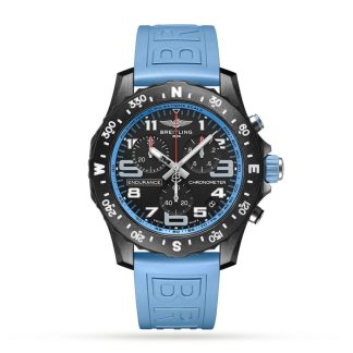 Montre Breitling Endurance Pro 44mm Turquoise Rubber Strap X82310281B1S1