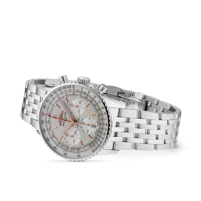 Montre Breitling Navitimer B01 Chronograph 41 Acier inoxydable AB0139211G1A1 – Image 2