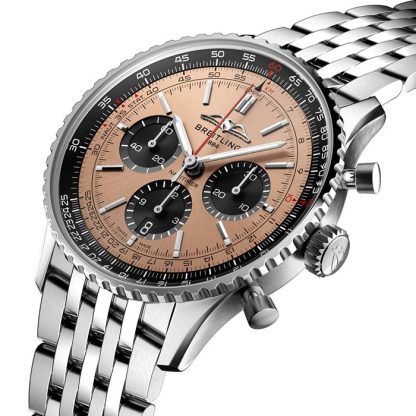 Montre Breitling Navitimer B01 Chronograph 43 Acier inoxydable AB0138241K1A1 – Image 2