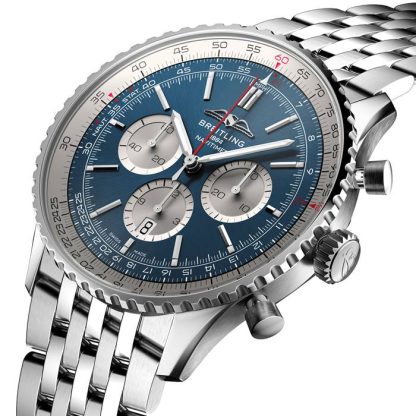 Montre Breitling Navitimer B01 Chronograph 46 Acier inoxydable AB0137211C1A1 – Image 2