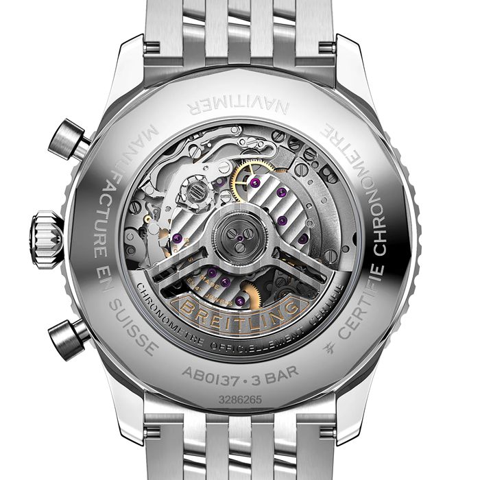 Montre Breitling Navitimer B01 Chronograph 46 Acier inoxydable AB0137241L1A1 – Image 4
