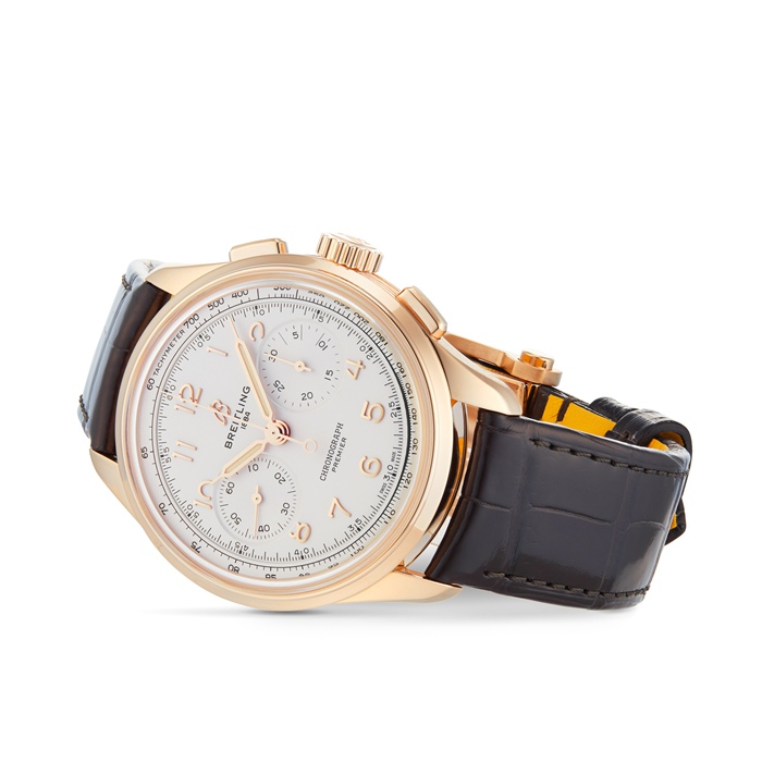 Montre Breitling Premier B09 Chronograph 40 18k Red Gold RB0930371G1P1 – Image 4