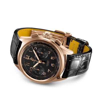 Montre Breitling Premier B15 Duograph 42 en or rouge 18 carats RB1510251B1P1 – Image 4