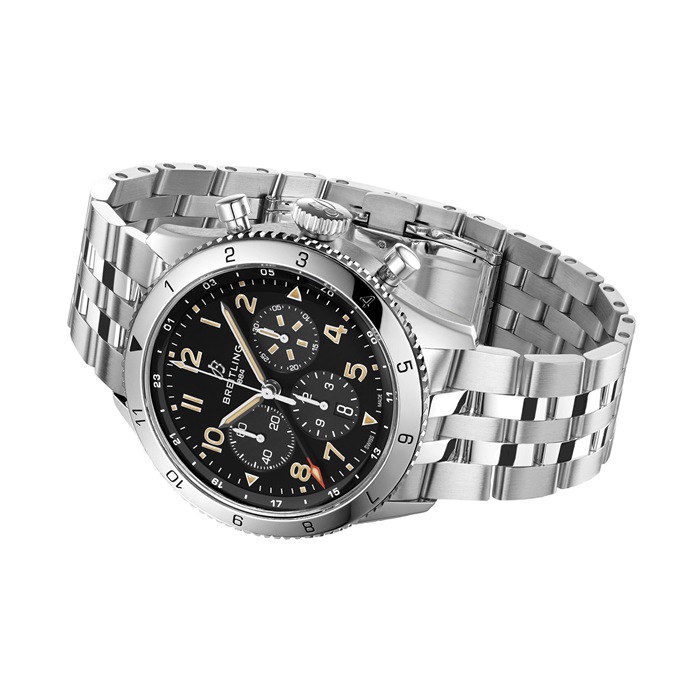 Montre Breitling Super AVI B04 Chronograph GMT 46 P-51 Mustang AB04453A1B1A1 – Image 3