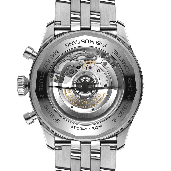 Montre Breitling Super AVI B04 Chronograph GMT 46 P-51 Mustang AB04453A1B1A1 – Image 4