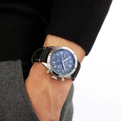 Montre Breitling Super AVI B04 Chronograph GMT 46 Tribute to Vought F4U Corsair AB04451A1C1X1 – Image 3