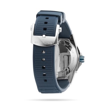 Montre Breitling Super Chronomat Automatic 38 Blue Rubber Strap A17356531C1S1 – Image 4