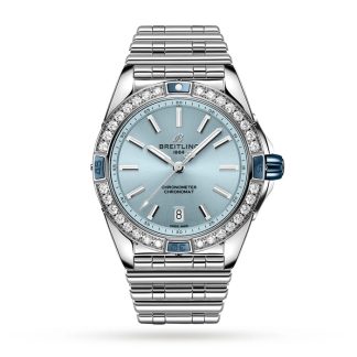 Montre Breitling Super Chronomat Automatic 38 Bracelet en acier inoxydable bleu A17356531C1A1