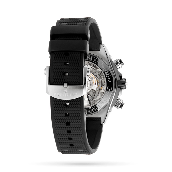 Montre Breitling Super Chronomat B01 44 Acier inoxydable bracelet caoutchouc AB0136251B1S1 – Image 4