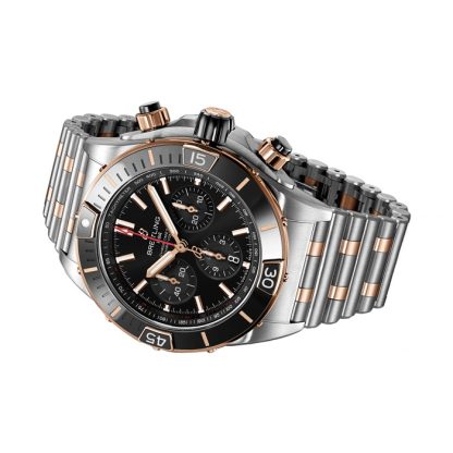 Montre Breitling Super Chronomat B01 44 en acier inoxydable et or rouge 18 carats UB0136251B1U1 – Image 3