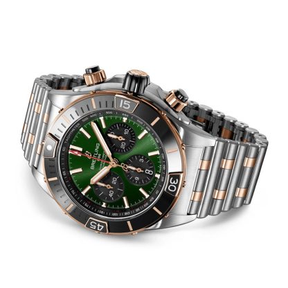 Montre Breitling Super Chronomat B01 44 en acier inoxydable et or rouge 18 carats UB0136251L1U1 – Image 3