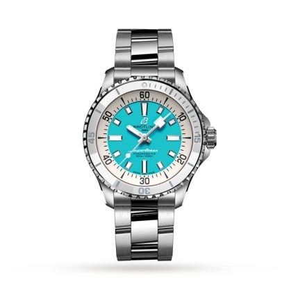 Montre Breitling Superocean Automatic 36 Acier inoxydable Turquoise A17377211C1A1