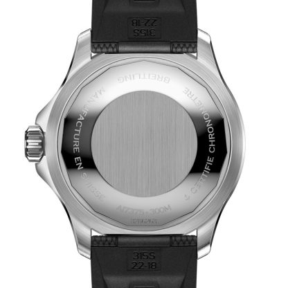 Montre Breitling Superocean Automatic 42 Acier inoxydable bracelet caoutchouc A17375211B1S1 – Image 2