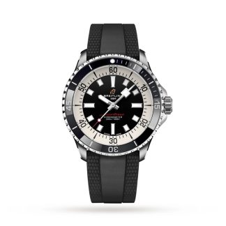 Montre Breitling Superocean Automatic 42 Acier inoxydable bracelet caoutchouc A17375211B1S1