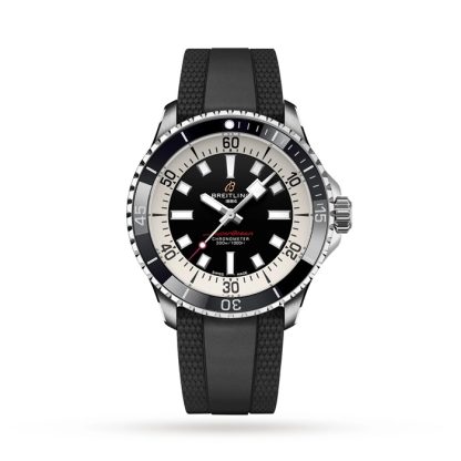 Montre Breitling Superocean Automatic 42 Acier inoxydable bracelet caoutchouc A17375211B1S1