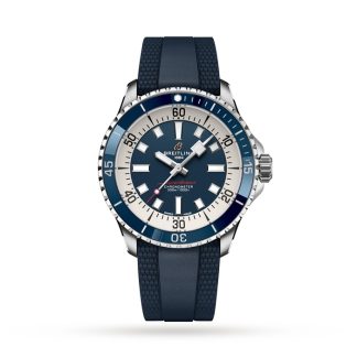 Montre Breitling Superocean Automatic 42 Acier inoxydable bracelet caoutchouc A17375E71C1S1